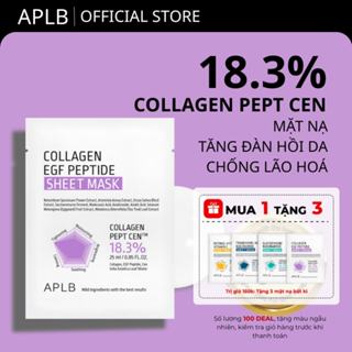  Mặt Nạ Collagen Chống Lão Hoá 25ml APLB Collagen EGF Peptide Sheet Mask Mặt Nạ Giấy Cấp Ẩm Mờ Nếp Nhăn 