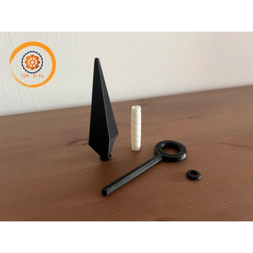 Mô hình trưng bày Kunai Naruto có spinner xoay in 3D chất lượng tốt