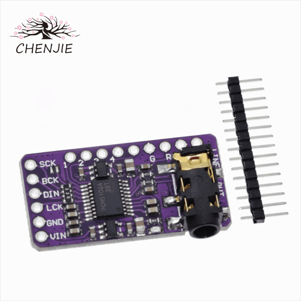Mô-đun máy nghe nhạc CENJIE I2S, PCM5102A DAC Máy nghe nhạc PCM5102A I2S, Giao diện âm thanh kỹ thuậ