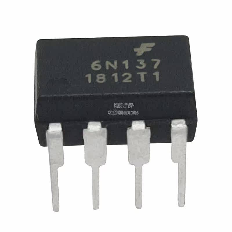 6N137 Mới Chính Hãng Tốc Độ Cao Optocoupler Photocoupler In-Line DIP-8 Photocoupler Chip Optocoupler
