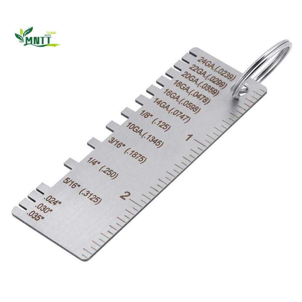 Đồng hồ đo dây MNTT AWG SWG 0-36 Công cụ kiểm tra hàn Thước hàn tròn