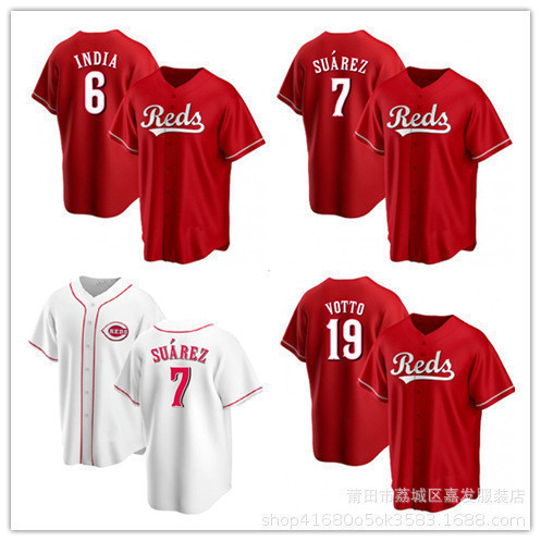 Joey Votto Thêu Cincinnati Reds Jersey Joey Votto19 #7