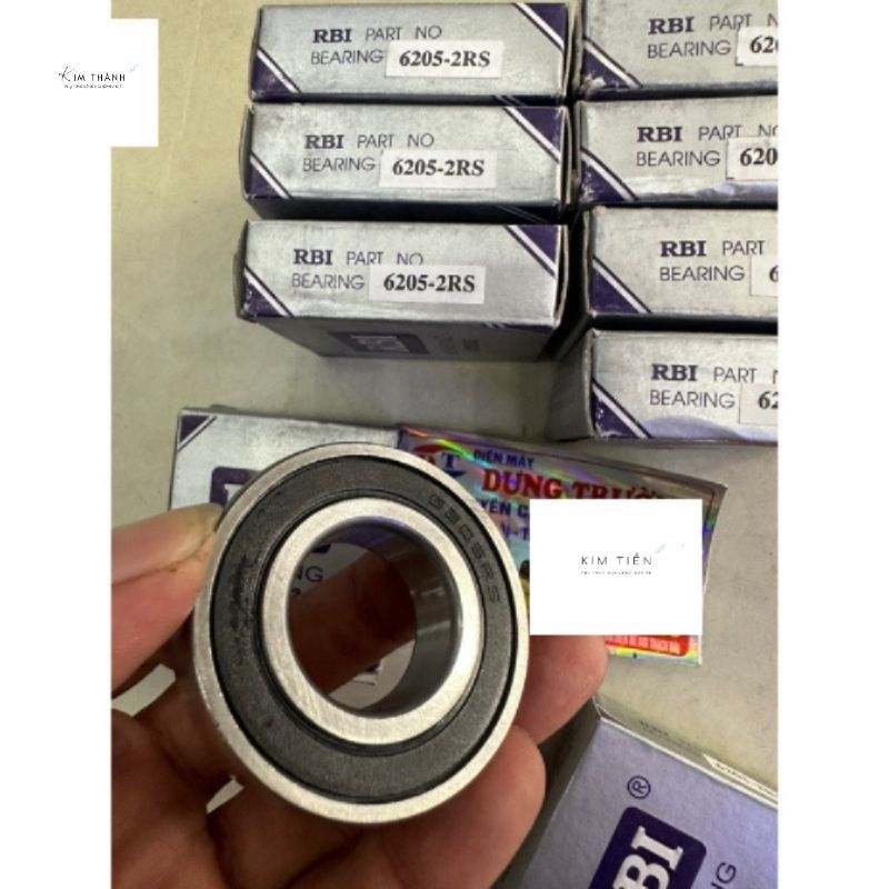 Vòng Bi Bạc 6205 lắp cho bánh xe rùa bánh xe đẩy hàng Xịn Xò