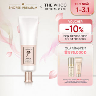   THE WHOO OFFICIAL  Kem chống nắng nâng tông Whoo Gongjinhyang Seol Radiant White Tone Up SunscreenSPF50+PA++++ 