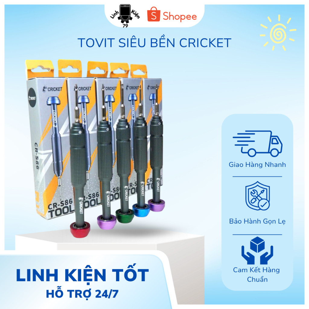 TOVIT CHÍNH HÃNG CRICKET KHÔNG TOÉT ĐẦU , Tovit Siêu Bền CRICKET Cho Các Dòng Máy Điện Thoại
