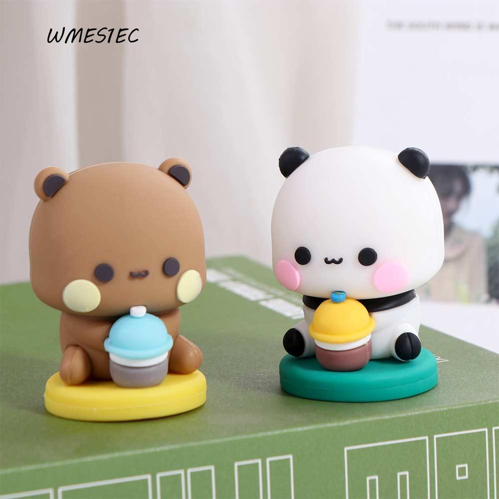 WMES1EC Bubu Dudu Gấu Trúc Hình, Gấu Trúc Gấu Trúc Bubu Dudu Hình Búp Bê, Truyện Tranh Mini Sưu Tập 