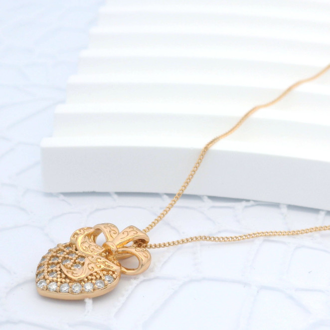 A New Xuping Jewelry Necklace for Women, Elegant and Simple ins Fashion Trend Niche Heart Necklace G