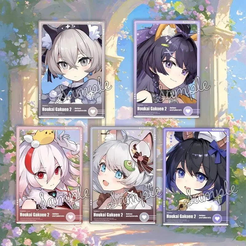 Móc khóa anime Houkai Gakuen 2 Acrylic trong suốt Kiana Mei Seele Honkai Guns Girl Z kỷ niệm 12 năm 