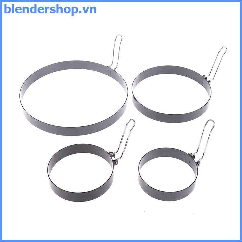 Blendershop.vn 9 / 10 / 15 / 20cm Bánh Chảo Vòng Khuôn Kim Loại Chiên Trứng Shaper Chống Sti Vòng Nấ