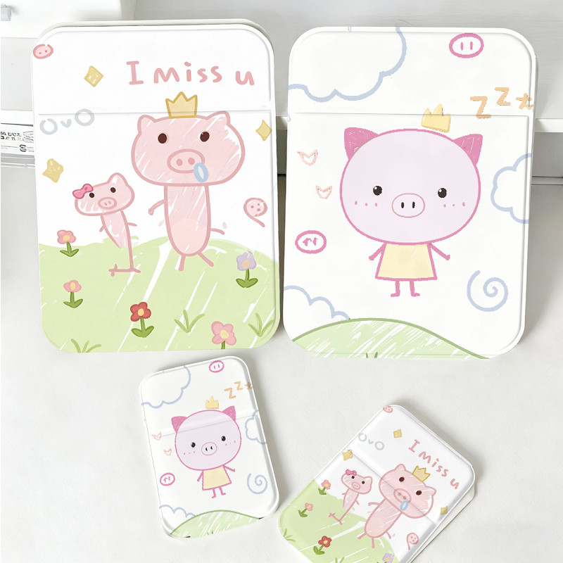 Gương gập heo con mini, gương cầm tay serena kogan hữu dụng gọn nhẹ