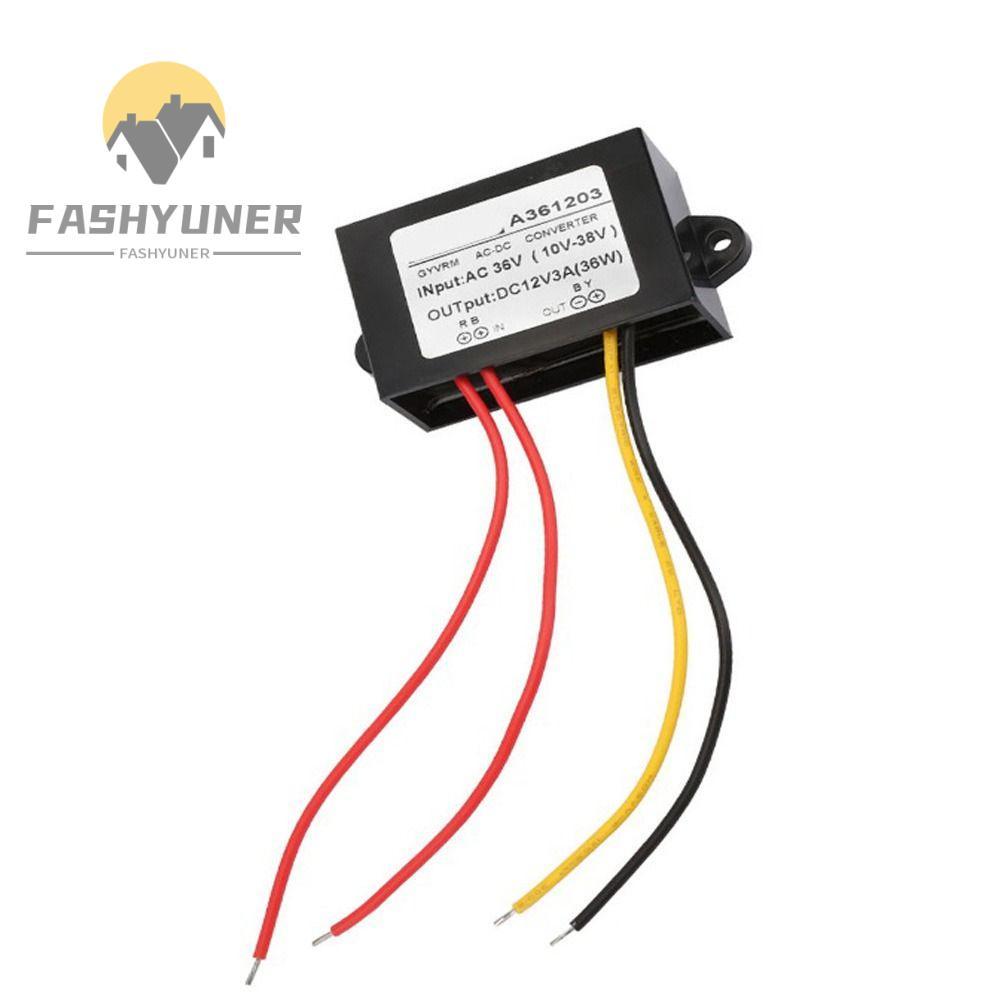 Bộ chuyển đổi nguồn AC DC FASHYUNER, Mô-đun cấp nguồn 36W AC36V sang DC12V, Đầu ra ổn định Bộ giảm đ