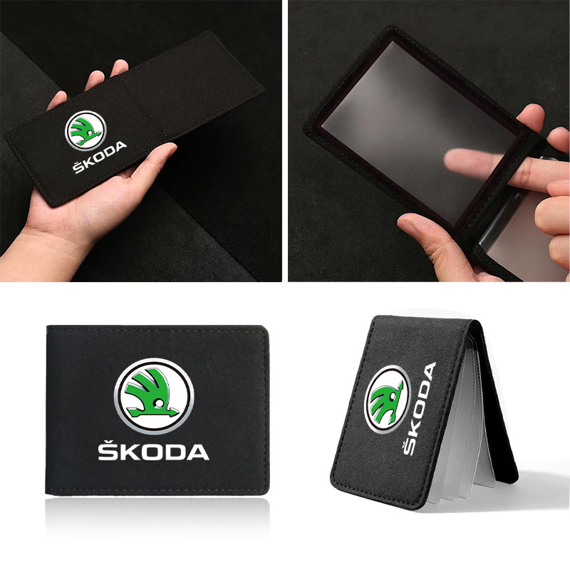 [Hơn 60 mẫu thiết kế logo ô tô] Logo ô tô Vỏ giấy phép lái xe Túi đựng thẻ nhận dạng Phụ kiện ví cho
