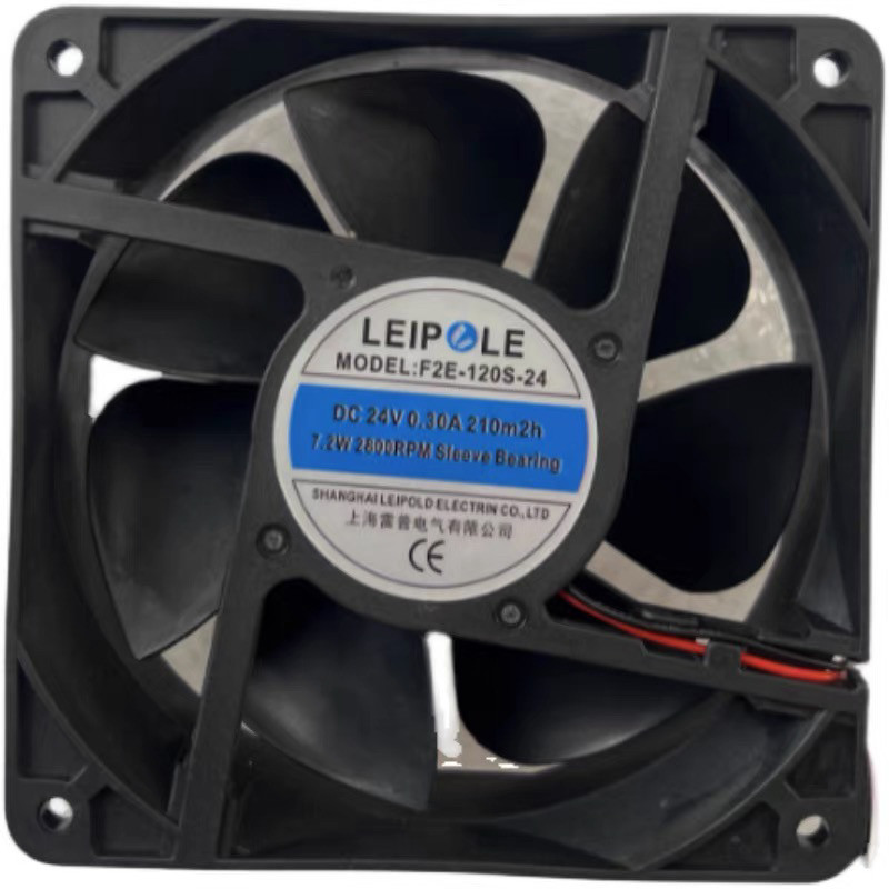 Thương Hiệu Mới F2E-120S-24 Thượng Hải Rap LEIPOLE 12038 Bóng 24V Tủ Quạt Làm Mát Trục