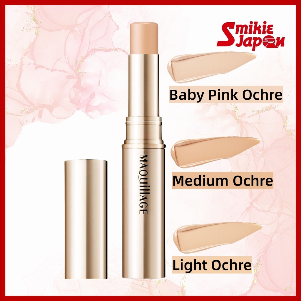 MAQuilllAGE Dramatic Essence Concealer Stick Medium Ochre/Baby Pink Ochre / Light Ochre 2.7g SPF50 ・