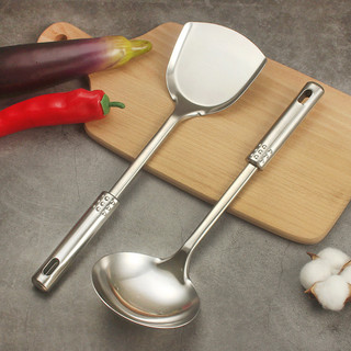 Muỗng Và Xẻng Thép Cỡ Lớn Không Gỉ Chiên Xào Nấu Nướng Nhà Bếp - HÀNG CÓ SẴN