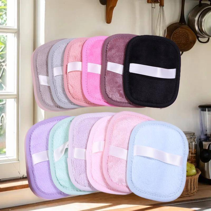 Bg 1 Chiếc Khăn Mặt Vải Có Thể Tái Sử Dụng Tẩy Trang Miếng Lót Có Thể Giặt Được Trang Điểm Khăn Mỹ P