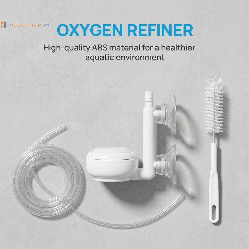 Cs Mini Fish Tank Air Stone Máy sục khí oxy Hiệu quả Nano Bubble Maker cho bể cá nhỏ Ao sục khí VN