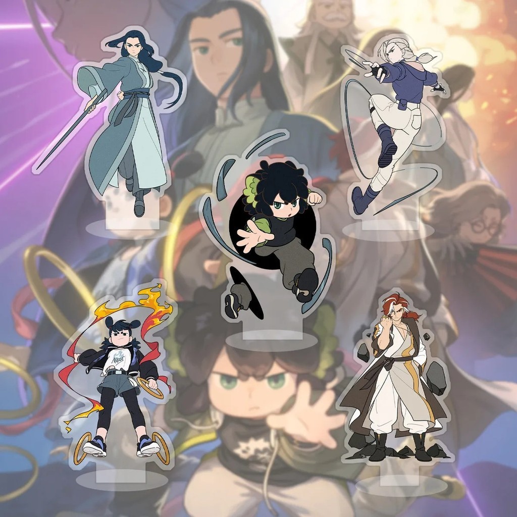 Mô Hình Acrylic  Standee Anime La Tiểu Hắc Chiến Ký The Legend of Luo Xiao-Hei  Trang Trí Bàn Học De