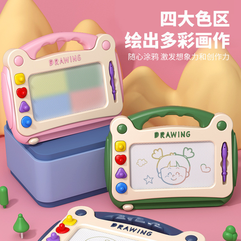 Kích Thước Lớn Trẻ Em Vẽ Bảng Viết Từ Tính Nhiều Màu Sắc Trẻ Em Tập Đi-Year-Old Đồ Chơi Nam Nữ Bé Gr