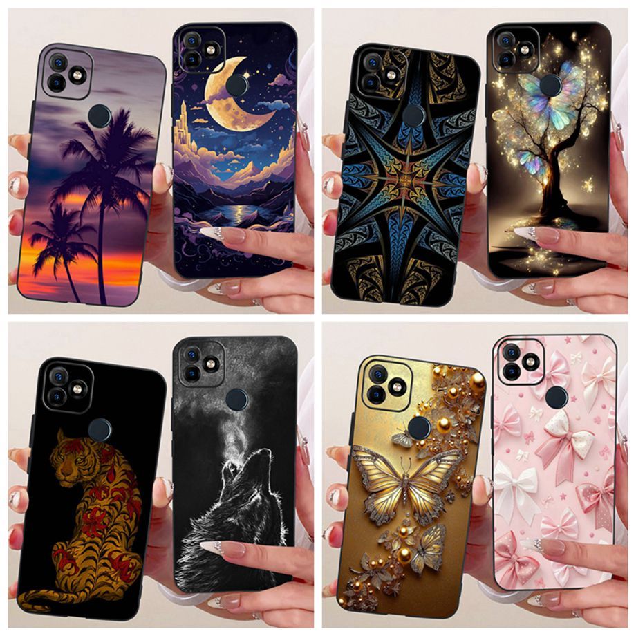 Dành Cho Itel P36 / Vision 1 Plus Ốp Lưng Silicon Mềm Chống Sốc TPU Ốp Lưng Cho Itel Vision1 + P 36 