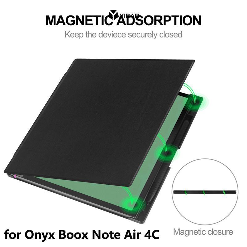 YIBAR Vỏ Bảo Vệ Từ Tính Có Hộp Đựng Bút Chì Thông Minh Vỏ Cầm Tay Cho Onyx Boox Note Air 4 C 4C Đầu 