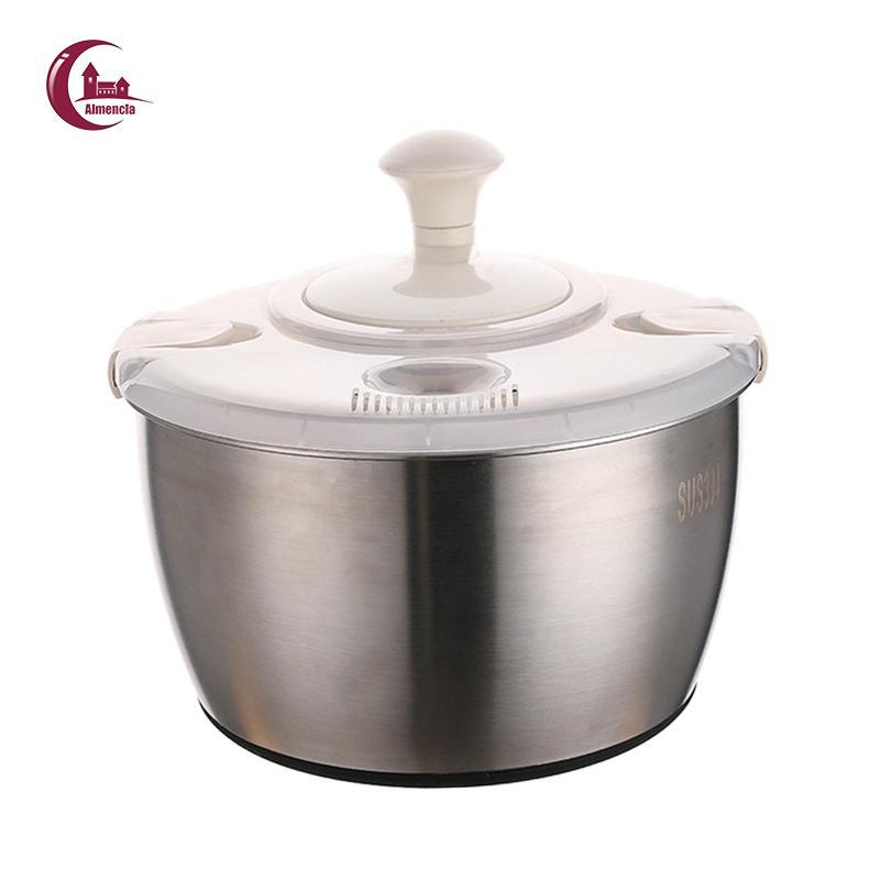 Almencla Salad, Máy Giặt Salad, Máy Sấy Salad 5L Giỏ Giặt Salad Và Rau Củ, Máy Xả Trái Cây Gia Đình,