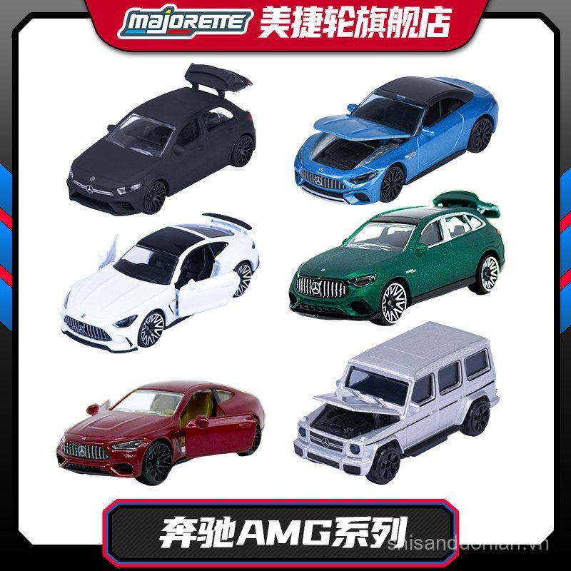 Morette Mercedes-Benz AMG A35 CLC GT G63 Xe Hợp Kim Mô Hình Đồ Chơi Bé Trai