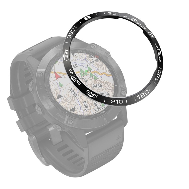Dropshiping Cho Garmin Fenix 6X / 6X Pro / 6X Sapphire Đồng Hồ Thông Minh Vòng Viền Thép, Phiên Bản 