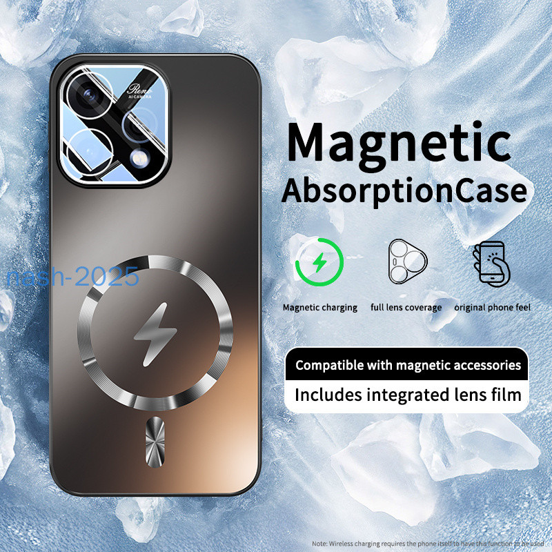 Ốp lưng cho Oppo Reno 15 Reno15 Tùy chỉnh quyến rũ phi thường PC backboard hút từ tính Ốp lưng chống