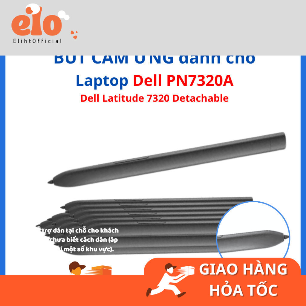 BÚT CẢM ỨNG Laptop DELL PN7320A DÀNH CHO LAPTOP Dell Latitude 7320 Detachable  - Active Pen PN7320A