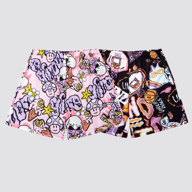 Quần short nam Eric Emanuel Polyester họa tiết 3D