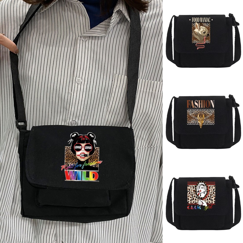 Large capacity single-shoulder crossbody bag Lightweight messenger bag Student commuting crossbody b