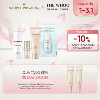   THE WHOO OFFICIAL  Bộ sản phẩm tiền tinh chất chăm sóc da lão hoá tuần hoàn làn da Bichup Treatment Essence Special Set 