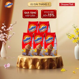  Combo 5  TÚI LỚN 1Kg  Gói Thức Uống Lúa Mạch Dạng Bột Vị Sô Cô La Ovaltine 1kg 
