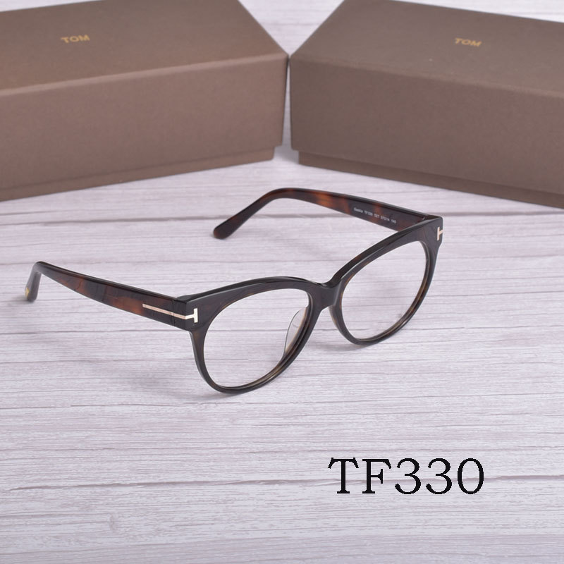 BWYG TOM FORD Spectacle Frame TF330Large Frame Cat Eye Blue Light Blocking Myopia Glasses Frame Non-