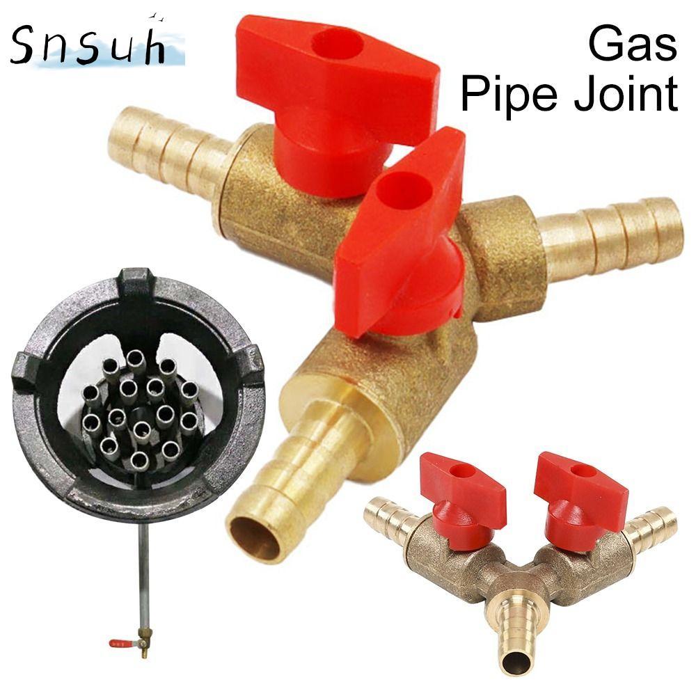 Đầu nối lắp ống SNSUH Bộ chuyển đổi van bi 10mm sắt bền