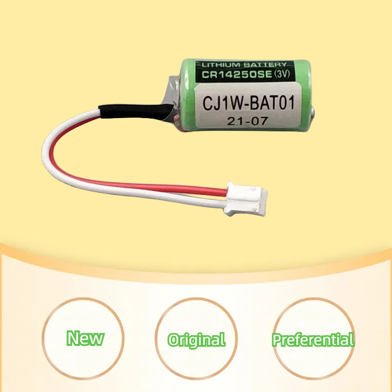 2024 Chính Hãng OMRON OMRON CJ1W-BAT01 Pin CP1H CP1L CR14250SE-R 3V Pin PLC