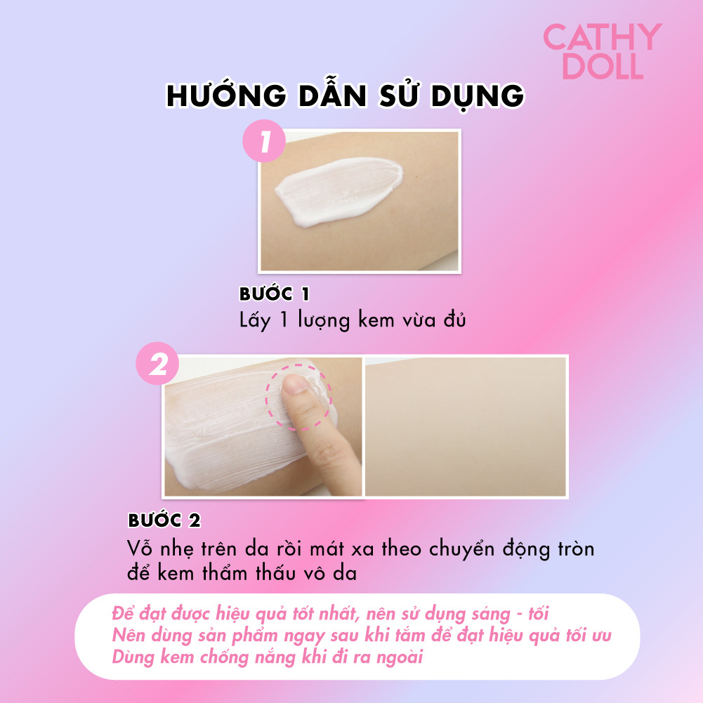 Sữa Dưỡng Thể Sáng Da Cathy Doll Ready 2 White Whitener Body Lotion 150ml | BigBuy360 - bigbuy360.vn