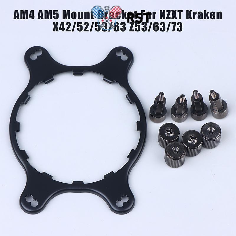 RunSabailTWO AM4 AM5 Gắn Giá Đỡ Đinh Đai Ốc Bộ Dành Cho NZXT Kraken X41 X42 X51 X52 X61 X62 X63 X72 