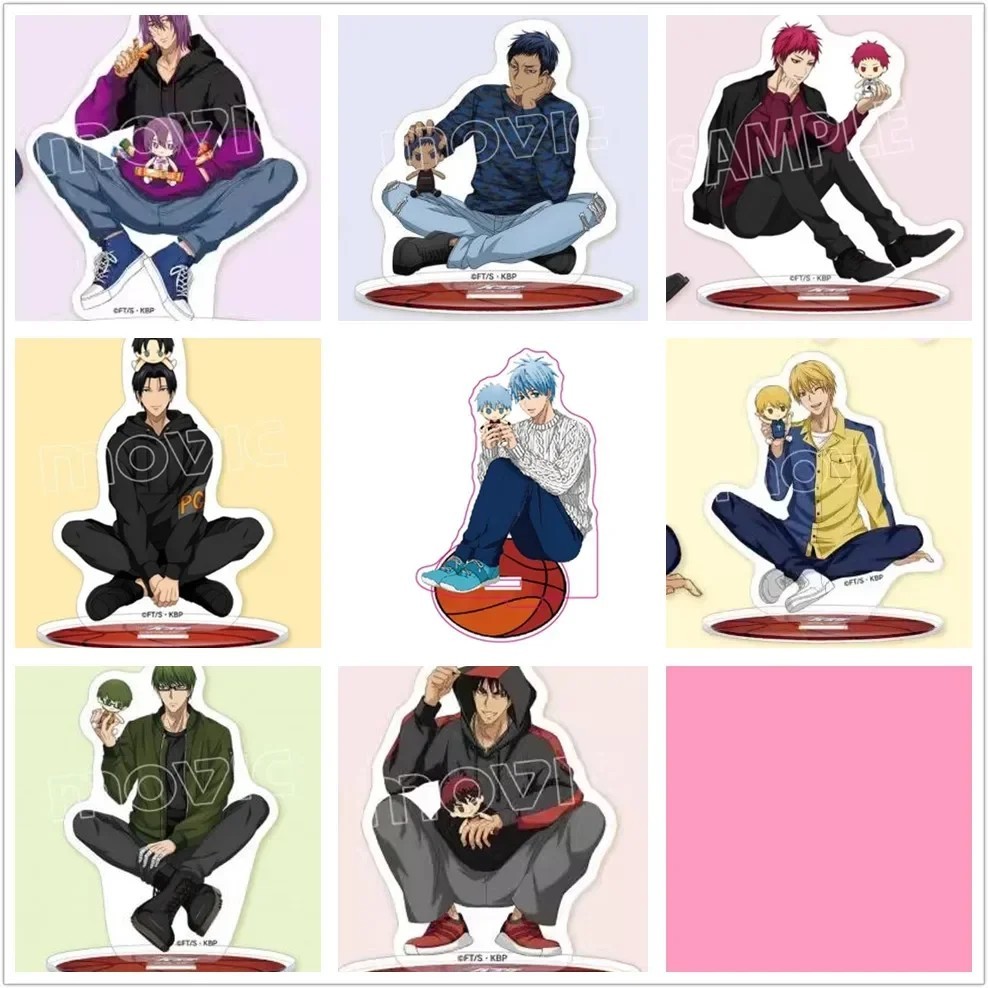 Standee Anime Kuroko no Basket Mô hình Mica Thế Hệ Kỳ Tích Akashi Kuroko Kagami Midorima Aomine Kise