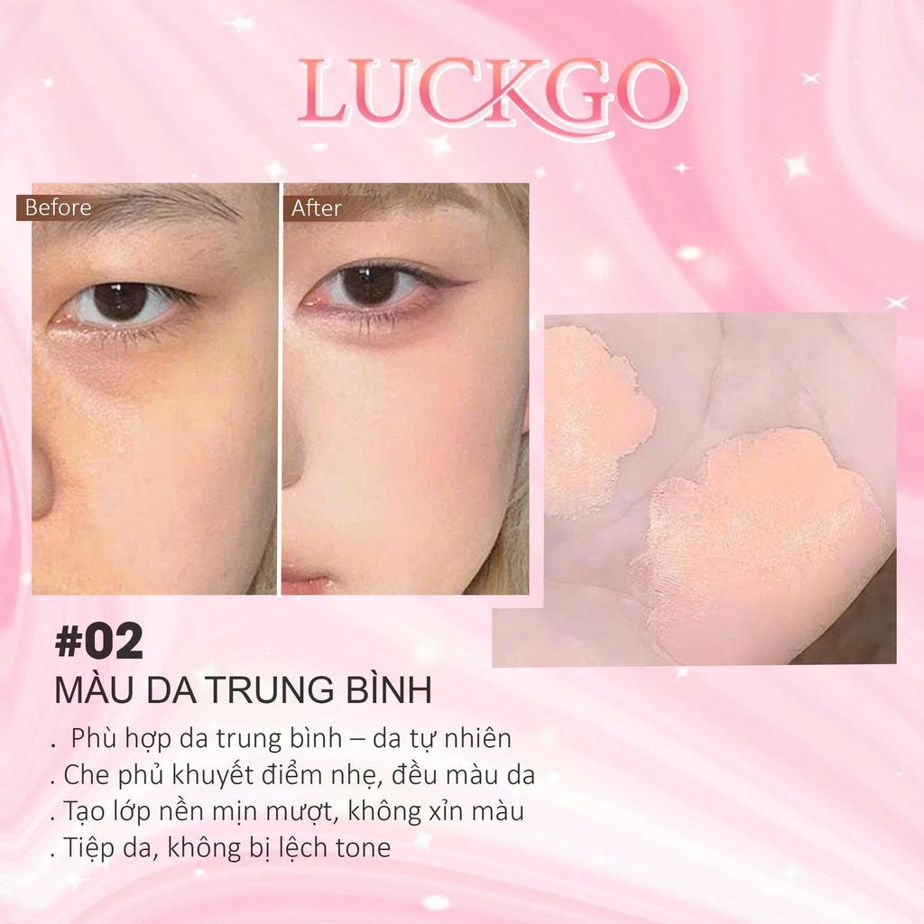 LUCKGO Kem Che Khuyết Điểm Bơ Vàng  Siêu Che Phủ - Chăm Sóc Da Hiệu Quả | BigBuy360 - bigbuy360.vn