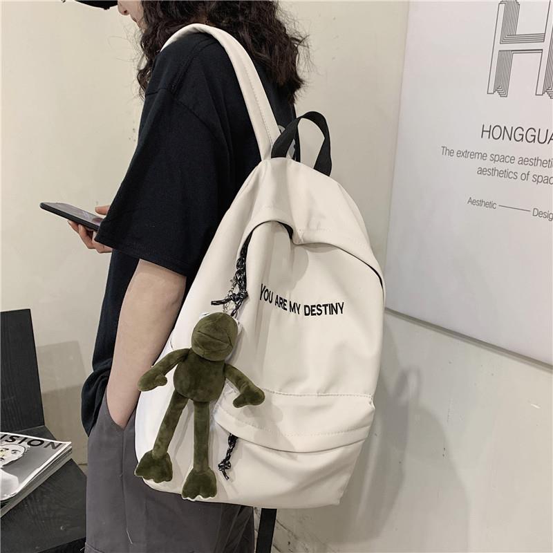 cặp nam boy phố balo boy phố Muji Schoolbag Nữ Sinh Viên Đại Học Phiên Bản Hàn Quốc ins Dung Tích Lớ