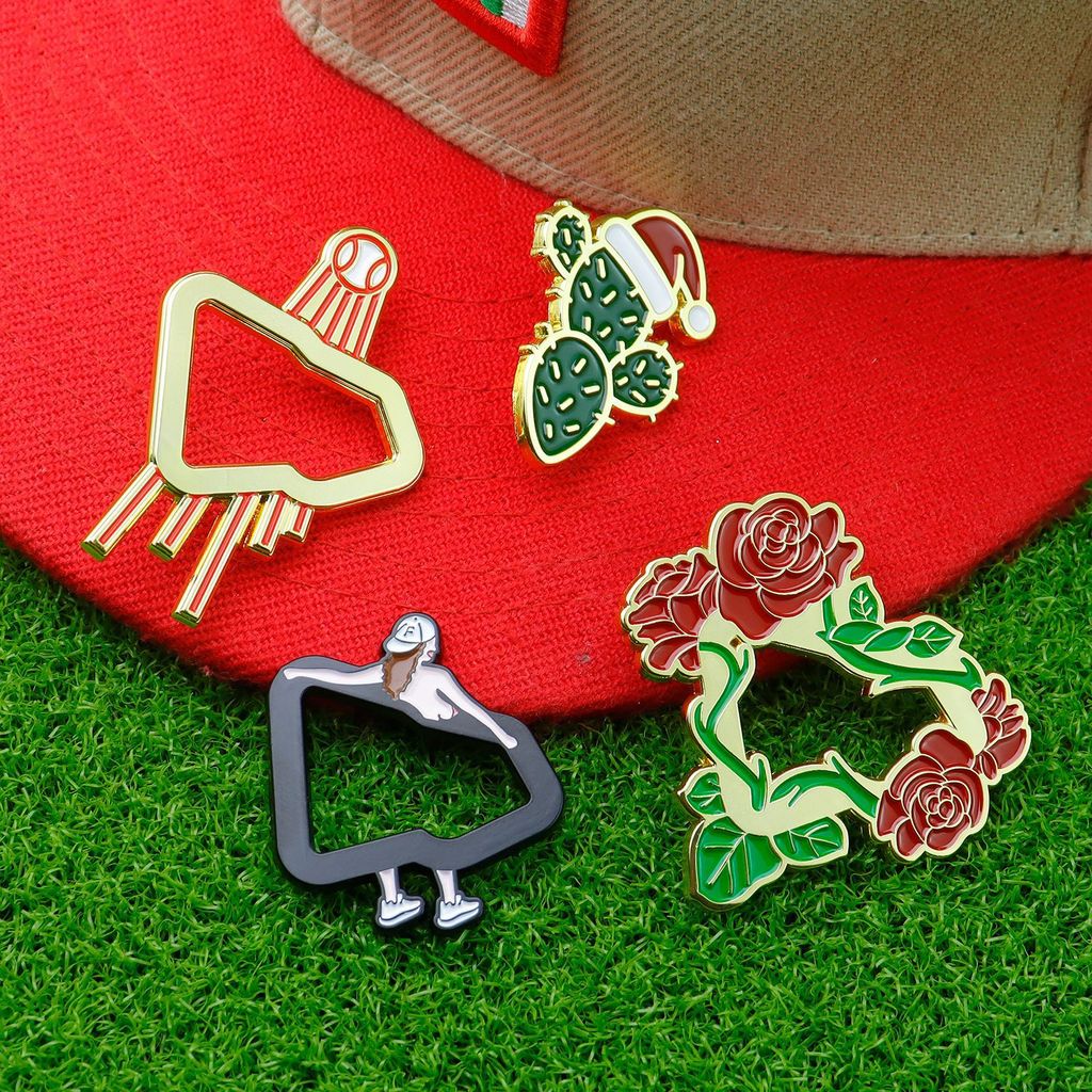Retro Mexican Decoration Hat Pins Metal Enamel  Brooches Baseball Hat Brooches IEMB
