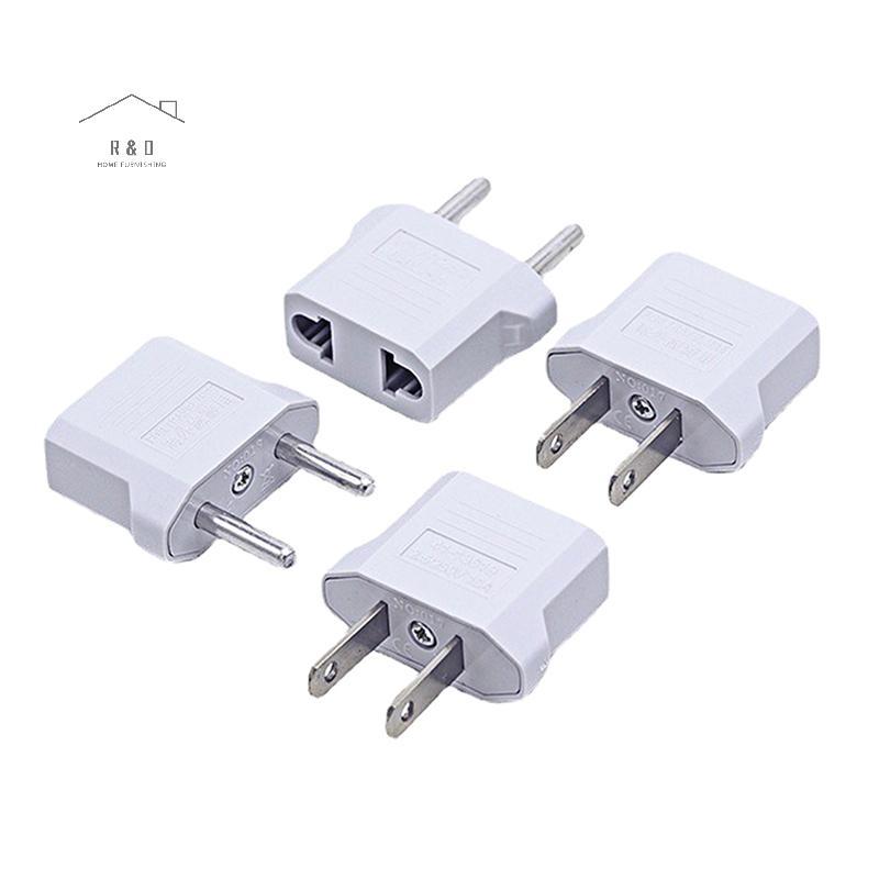 RO > 5 / 10 Cái Us Sang Eu Chuyển Đổi Cắm Eu Sang Us To Us To Au Flat Plug To Dual Use New