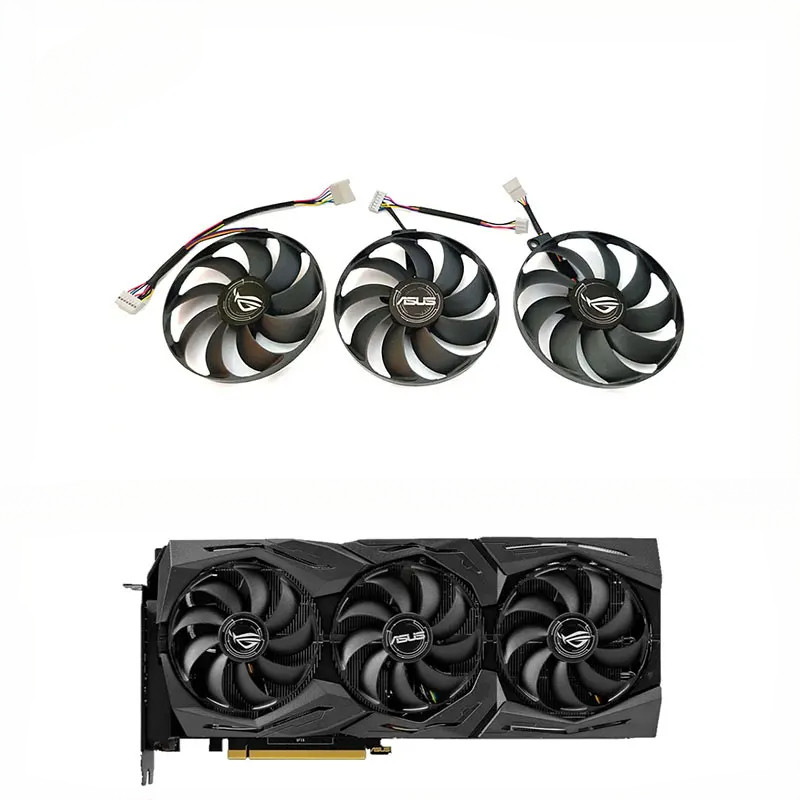 MỚI 88MM 7PIN T129215QUẠT SU FDC10H12S9-C RTX 2080Ti Cho ASUS ROG-STRIX-RTX 2080 2080Ti 2080S 2070S 