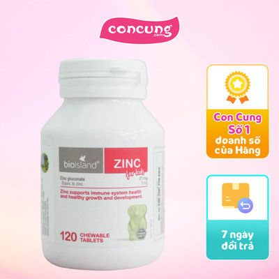 TPBVSK kẽm cho trẻ em 120 viên (Zinc for Kids)