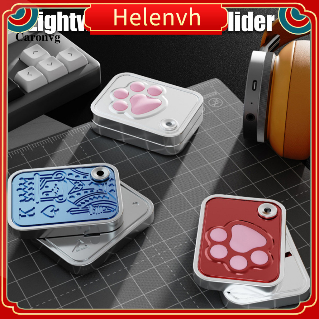 < Helenvh > Dây treo Fidget Slider Cat Paw Fidget Slider Toy – Di động Giảm căng thẳng Lo âu Kết cấu