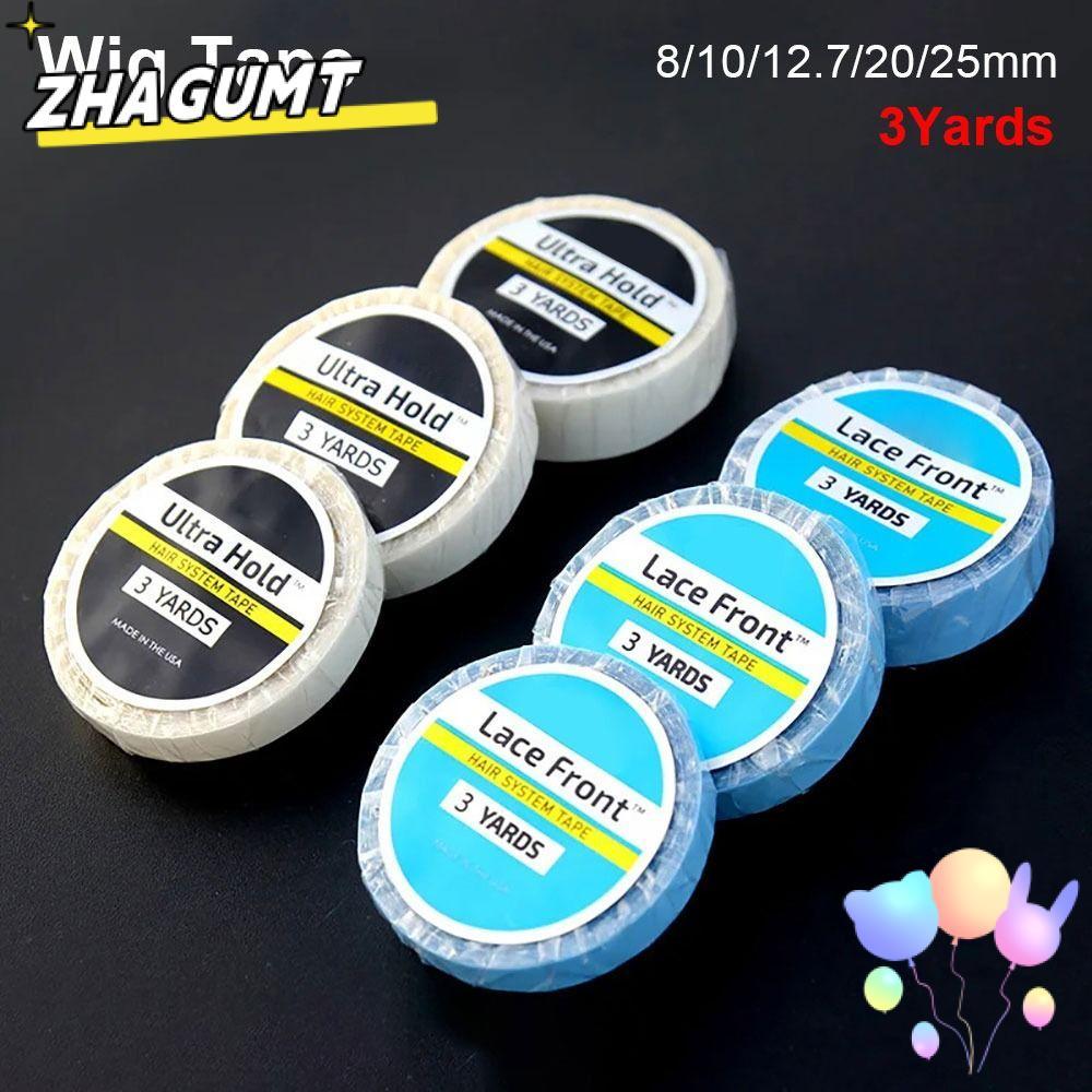 Cuộn Băng Tóc Giả Keo Hai Mặt Siêu Giữ, Chống Thấm Nước 3Yards (8/10/12.7/20/25mm) Cho Tóc Nối