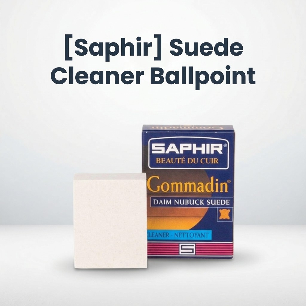 [Saphir] Suede Cleaner Ballpoint Pen Stain Remover Eraser Suede & Nubuck Cleaner Raised Leather Shoe