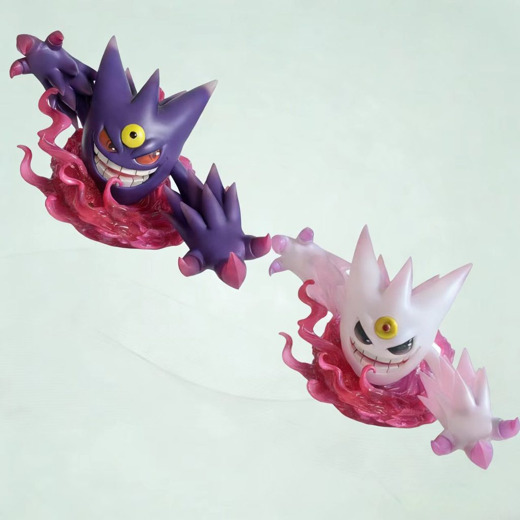 Pokemon GK Gengar Hai Chiều Hình Đồ Trang Trí Real New Town Gengar Anime Hình Mô Hình